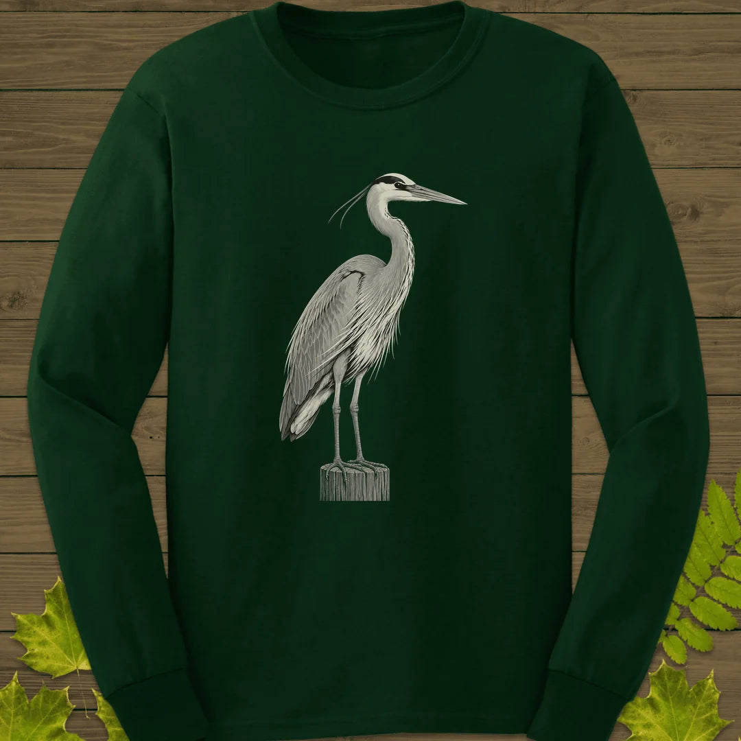 Piling Perch Long Sleeve in Forest Green