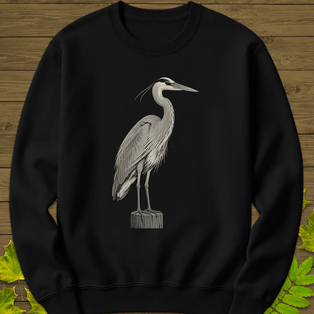 Piling Perch Sweatshirt in Black