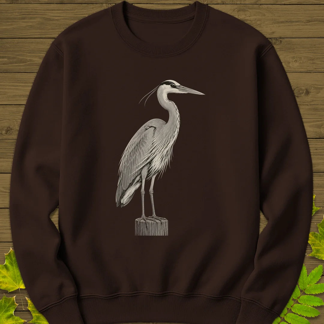 Piling Perch Sweatshirt in Dark Chocolate