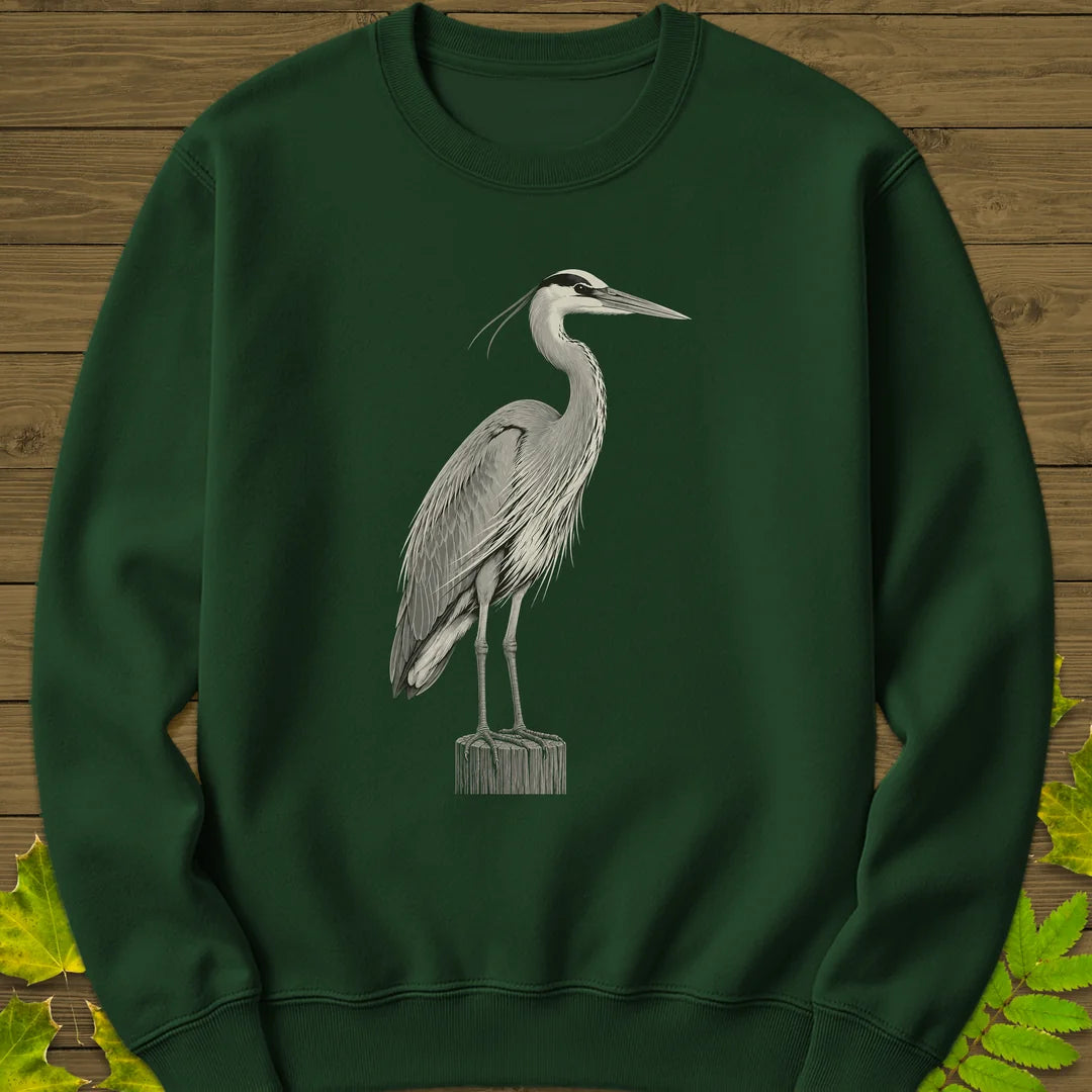 Piling Perch Sweatshirt in Forest Green