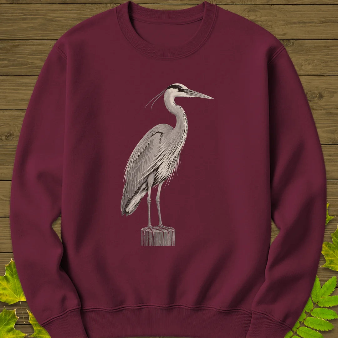 Piling Perch Sweatshirt in Maroon