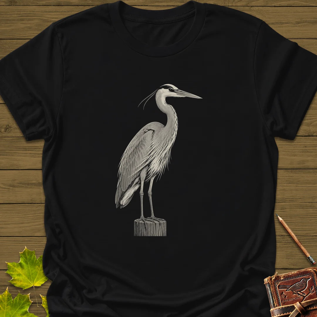 Piling Perch T-Shirt in Black