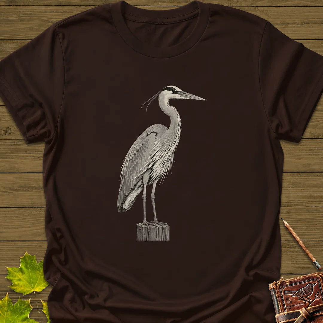 Piling Perch T-Shirt in Dark Chocolate