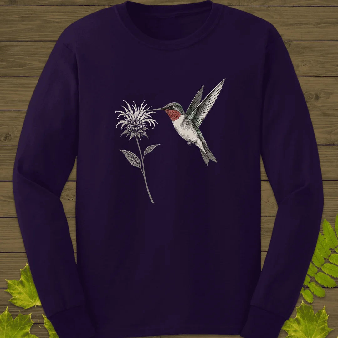 Bee Balm Hover Long Sleeve in Purple
