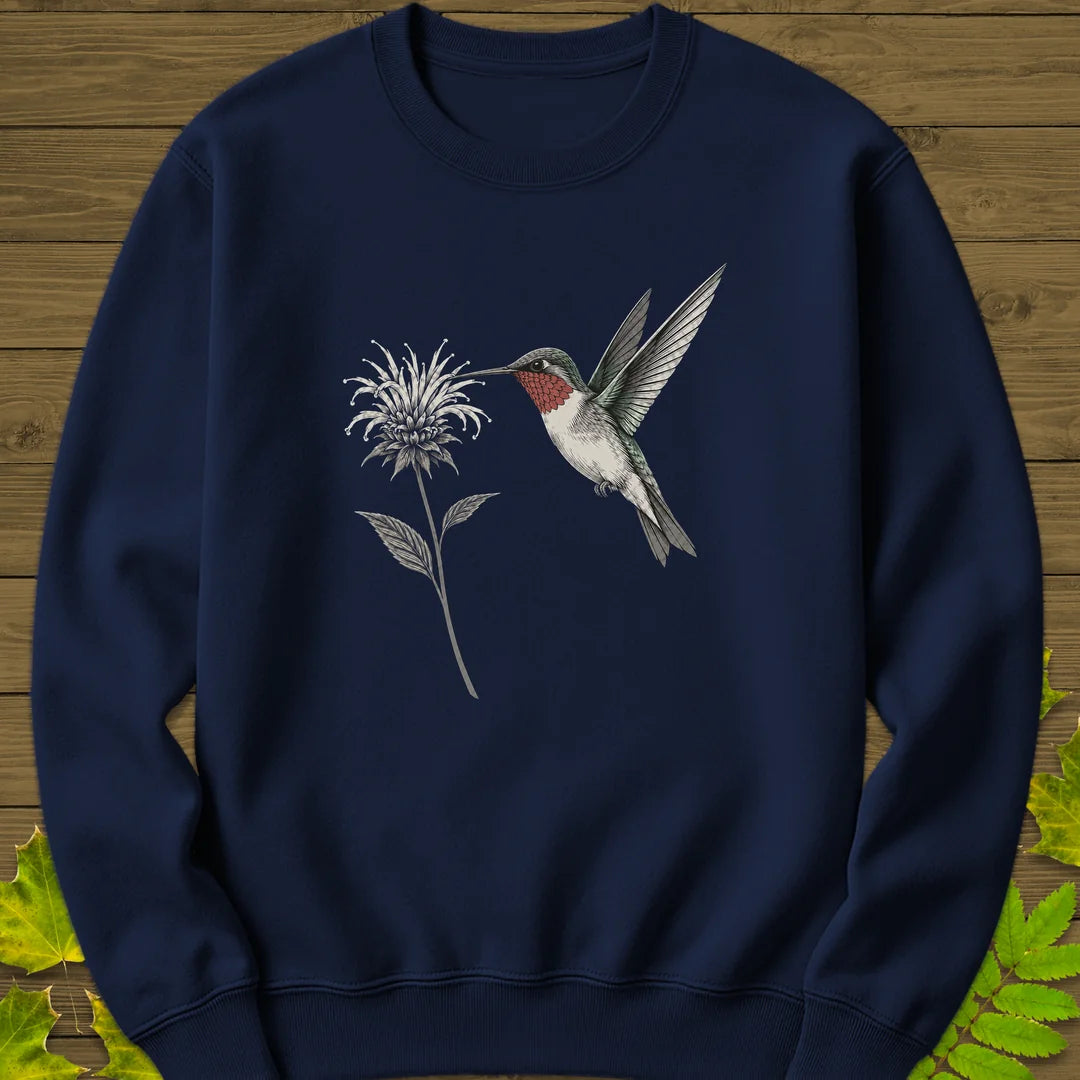 Bee Balm Hover Sweatshirt in Navy