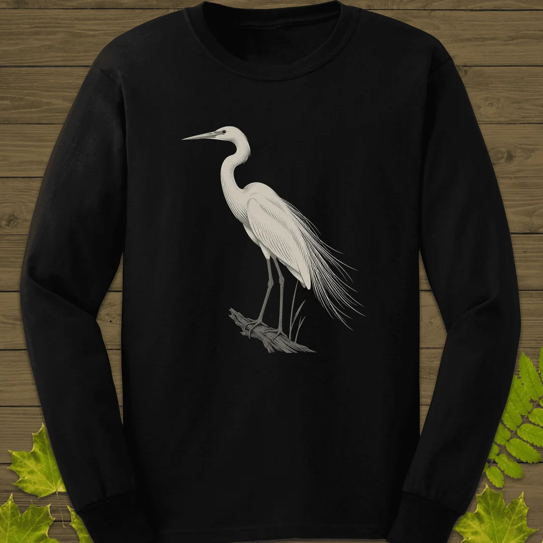 Plume Study Long Sleeve in Black