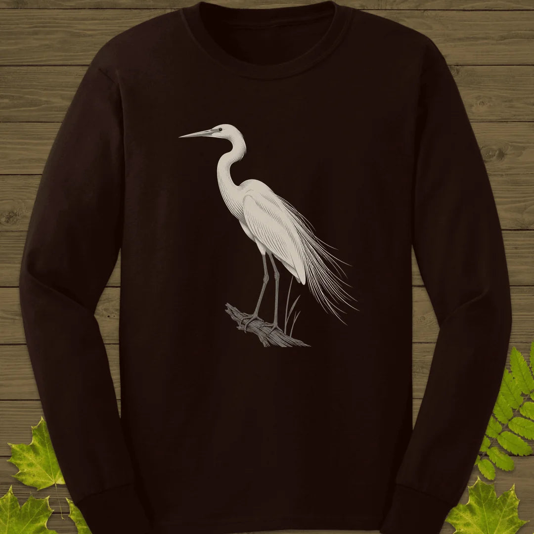 Plume Study Long Sleeve in Dark Chocolate