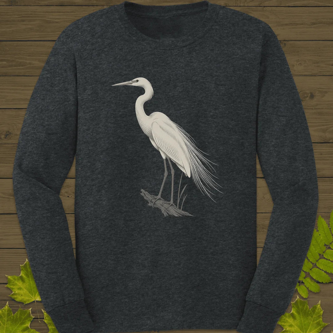 Plume Study Long Sleeve in Dark Heather