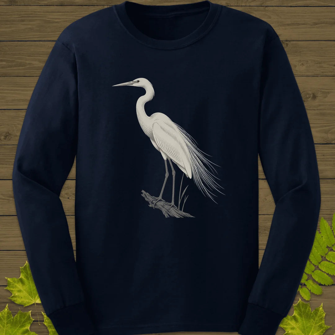 Plume Study Long Sleeve in Navy
