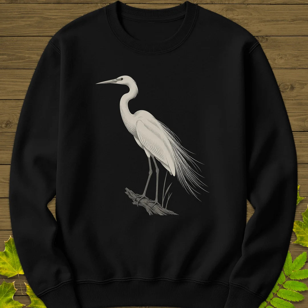 Plume Study Sweatshirt in Black