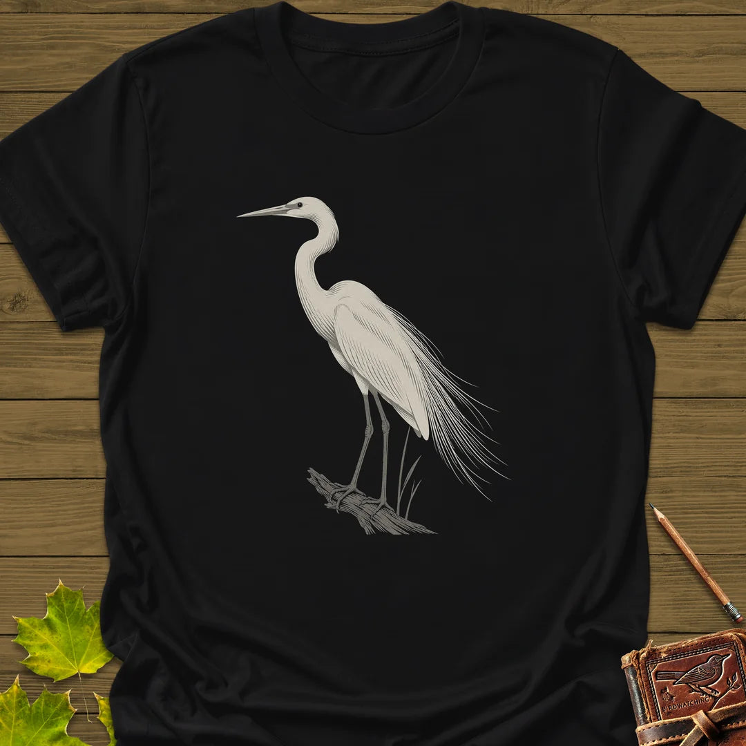 Plume Study T-Shirt in Black