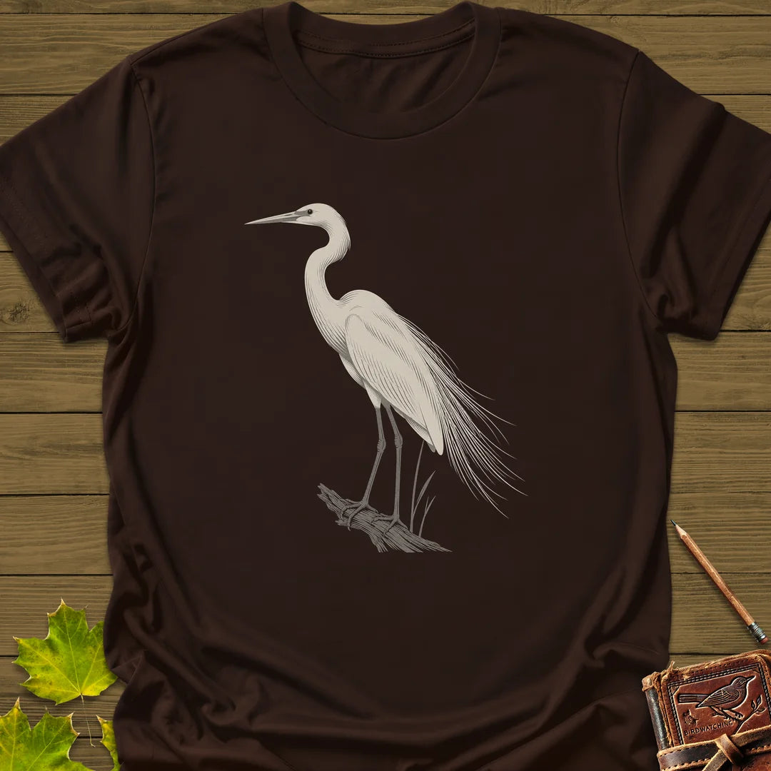 Plume Study T-Shirt in Dark Chocolate