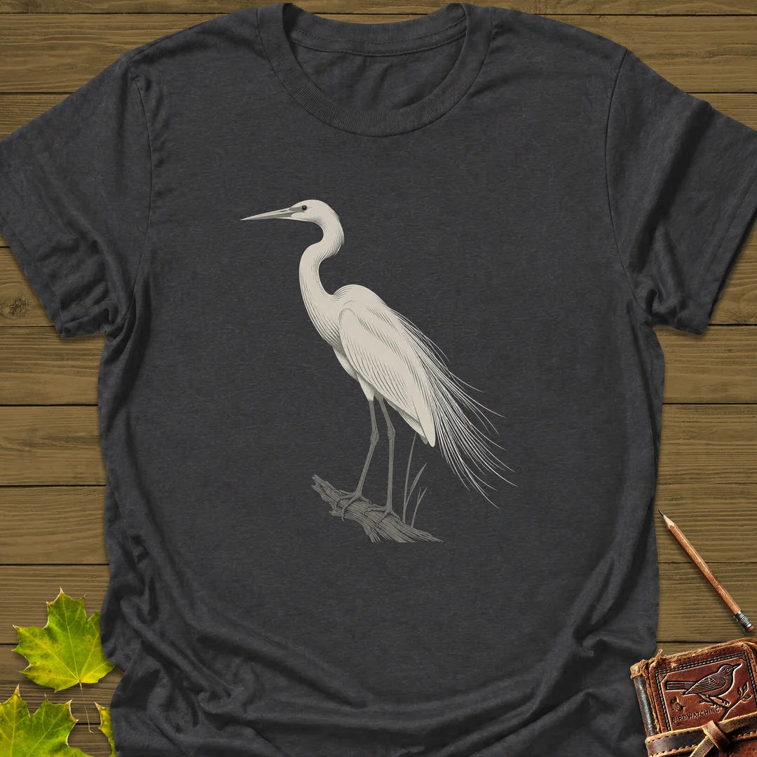 Plume Study T-Shirt in Dark Heather