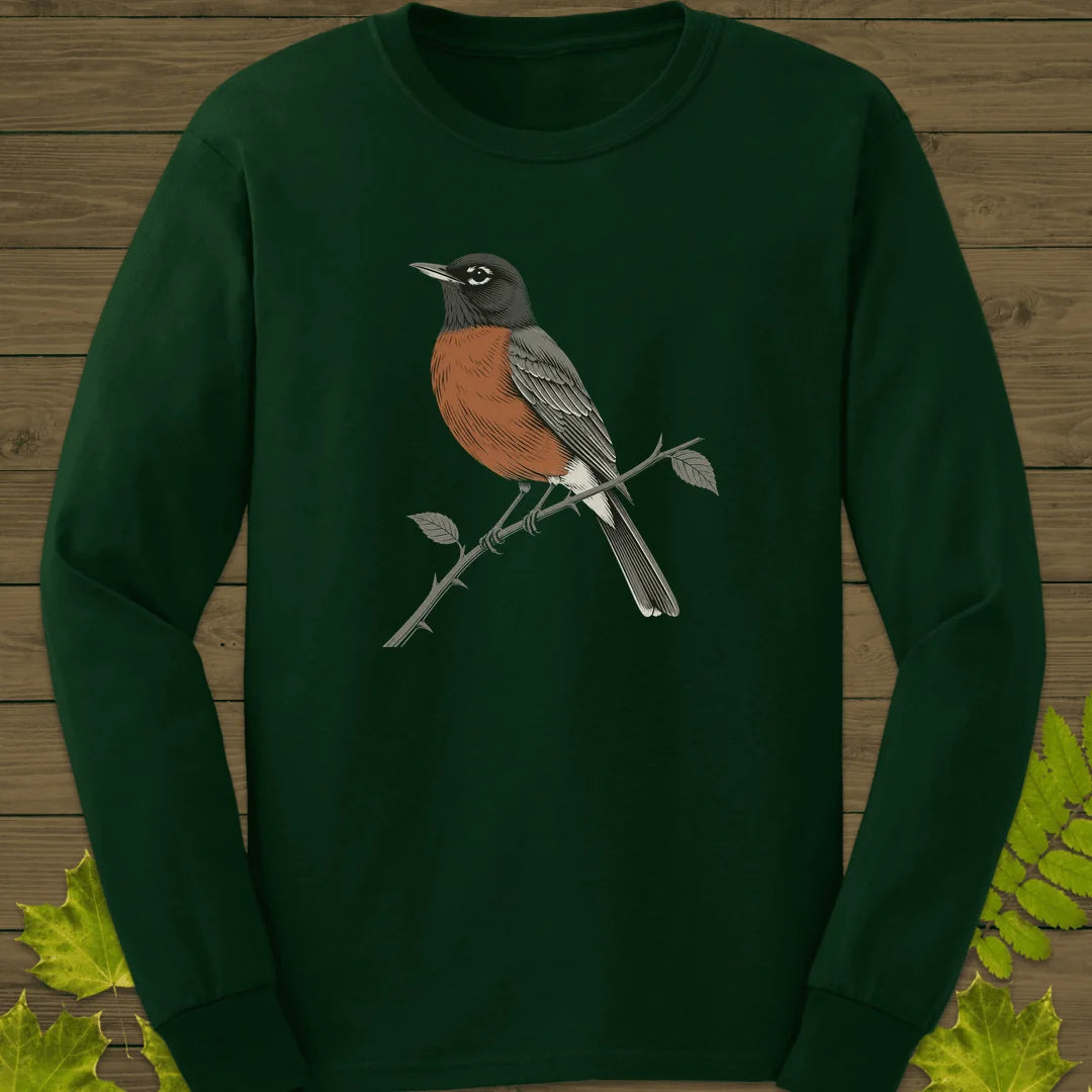 Hawthorn Robin Long Sleeve in Forest Green