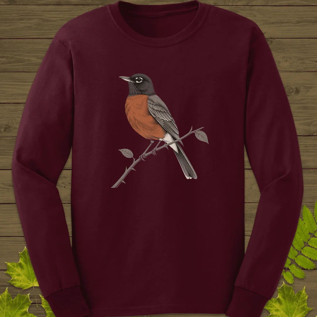 Hawthorn Robin Long Sleeve in Maroon