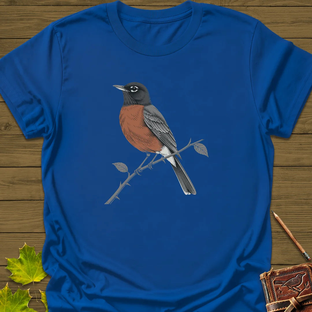 Hawthorn Robin T-Shirt in Royal