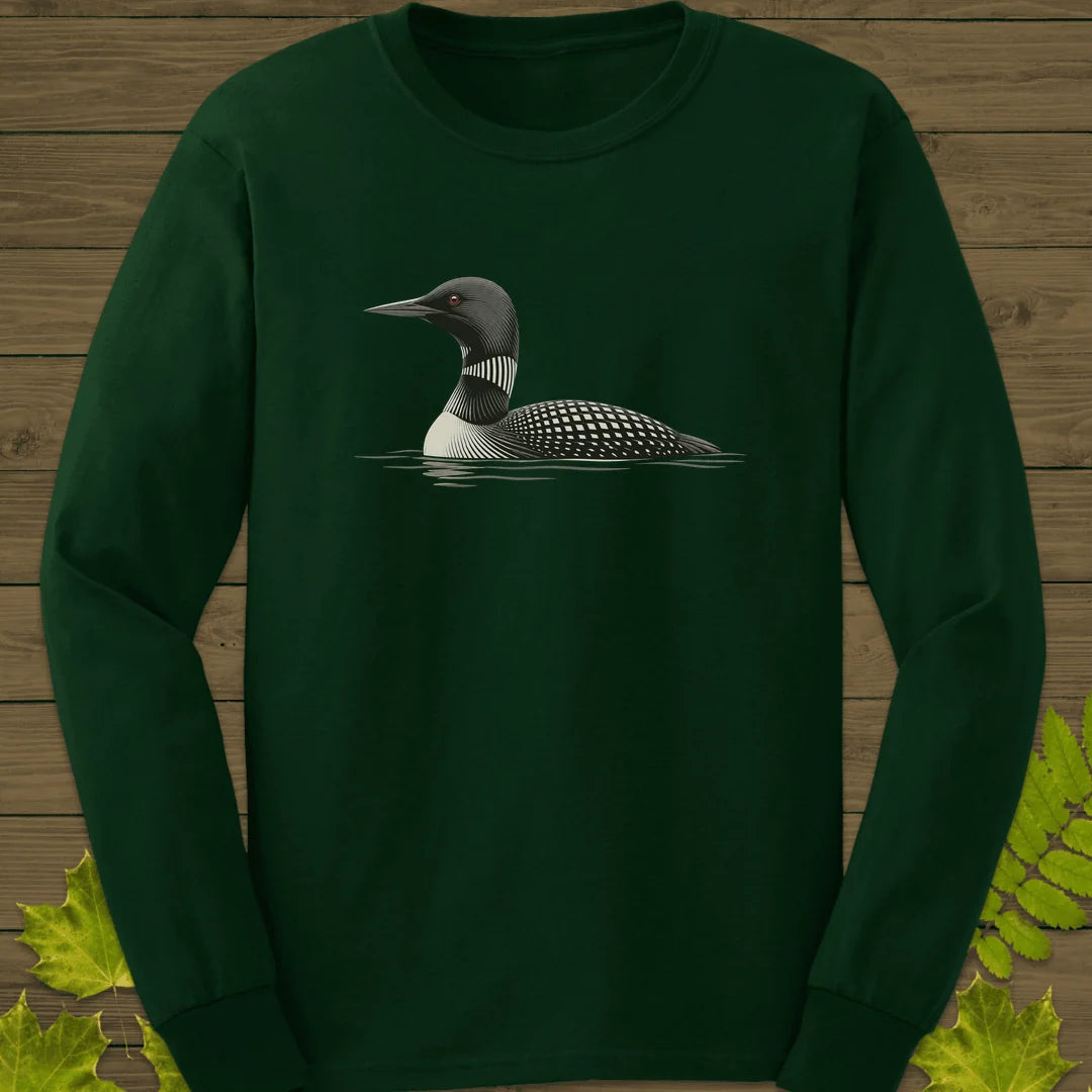 Still Loon Long Sleeve in Forest Green