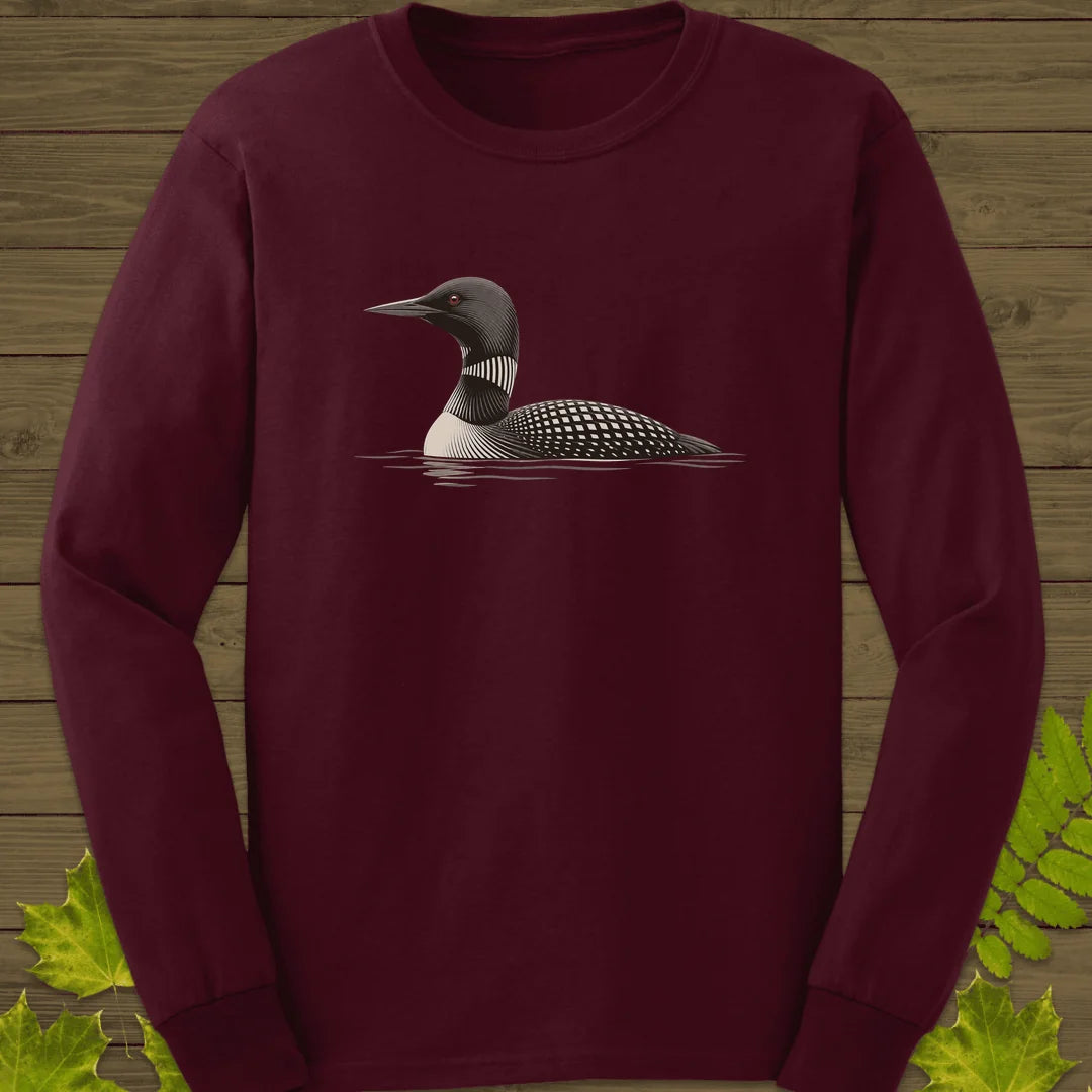 Still Loon Long Sleeve in Maroon