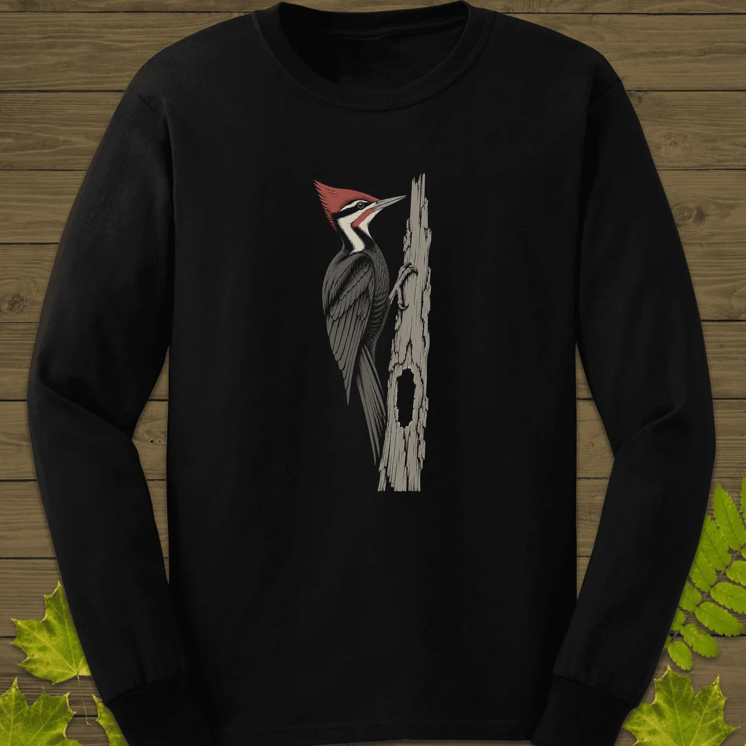 Hollow Log Hammer Long Sleeve in Black