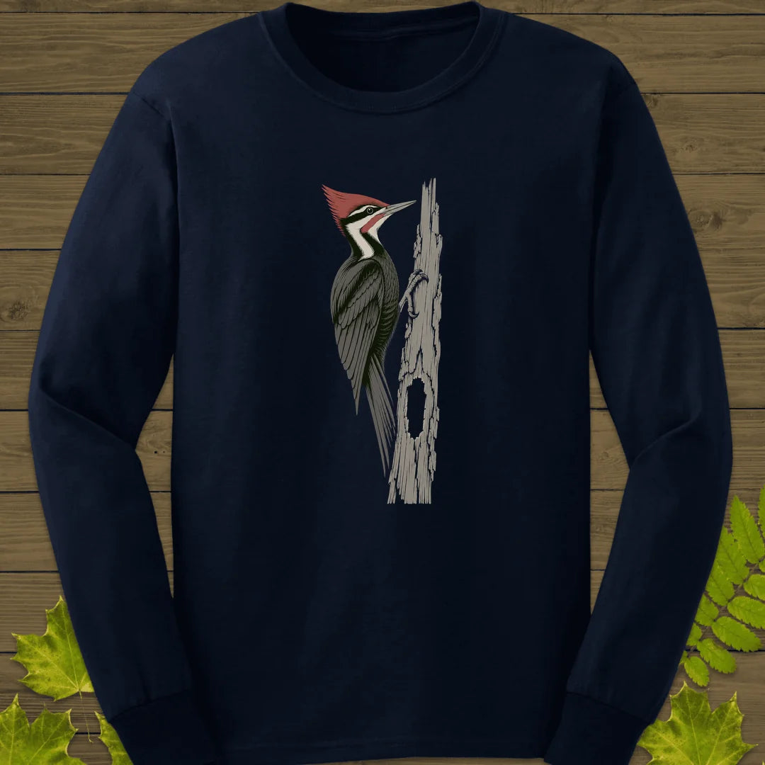 Hollow Log Hammer Long Sleeve in Navy