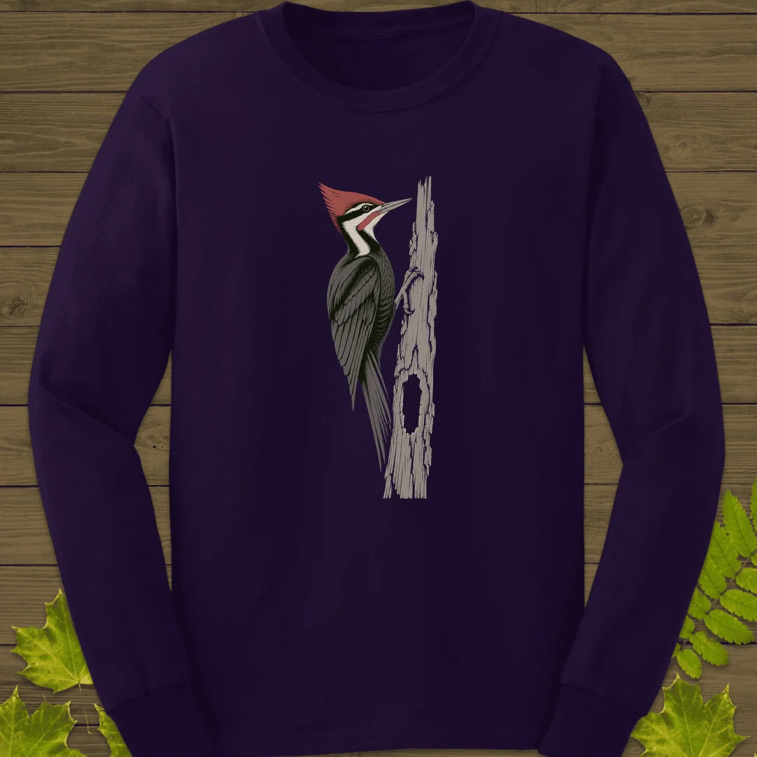 Hollow Log Hammer Long Sleeve in Purple