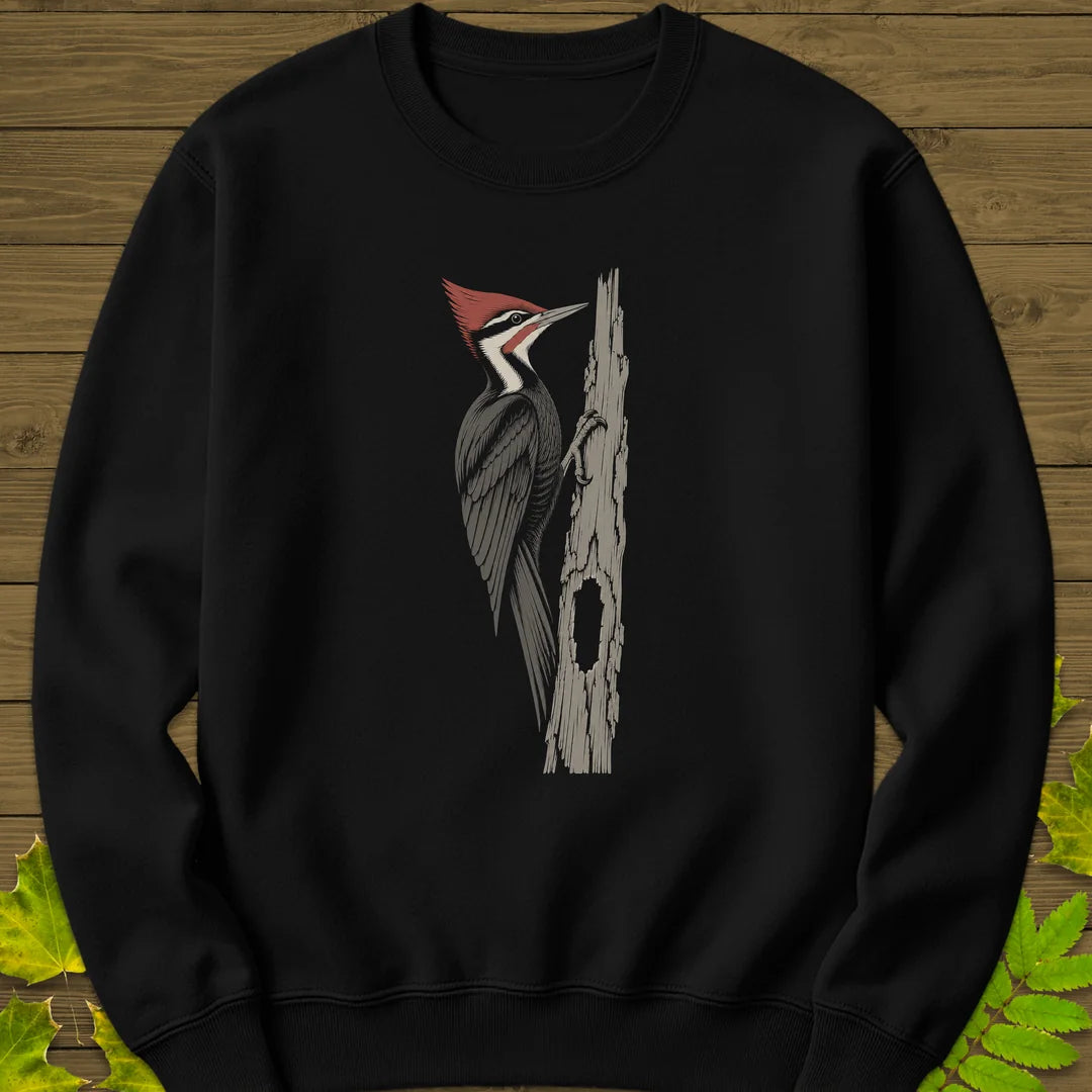 Hollow Log Hammer Sweatshirt in Black