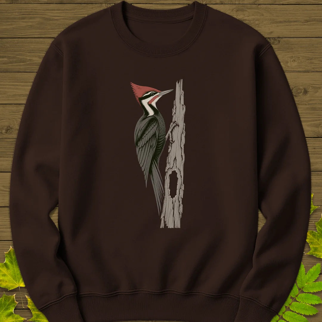 Hollow Log Hammer Sweatshirt in Dark Chocolate