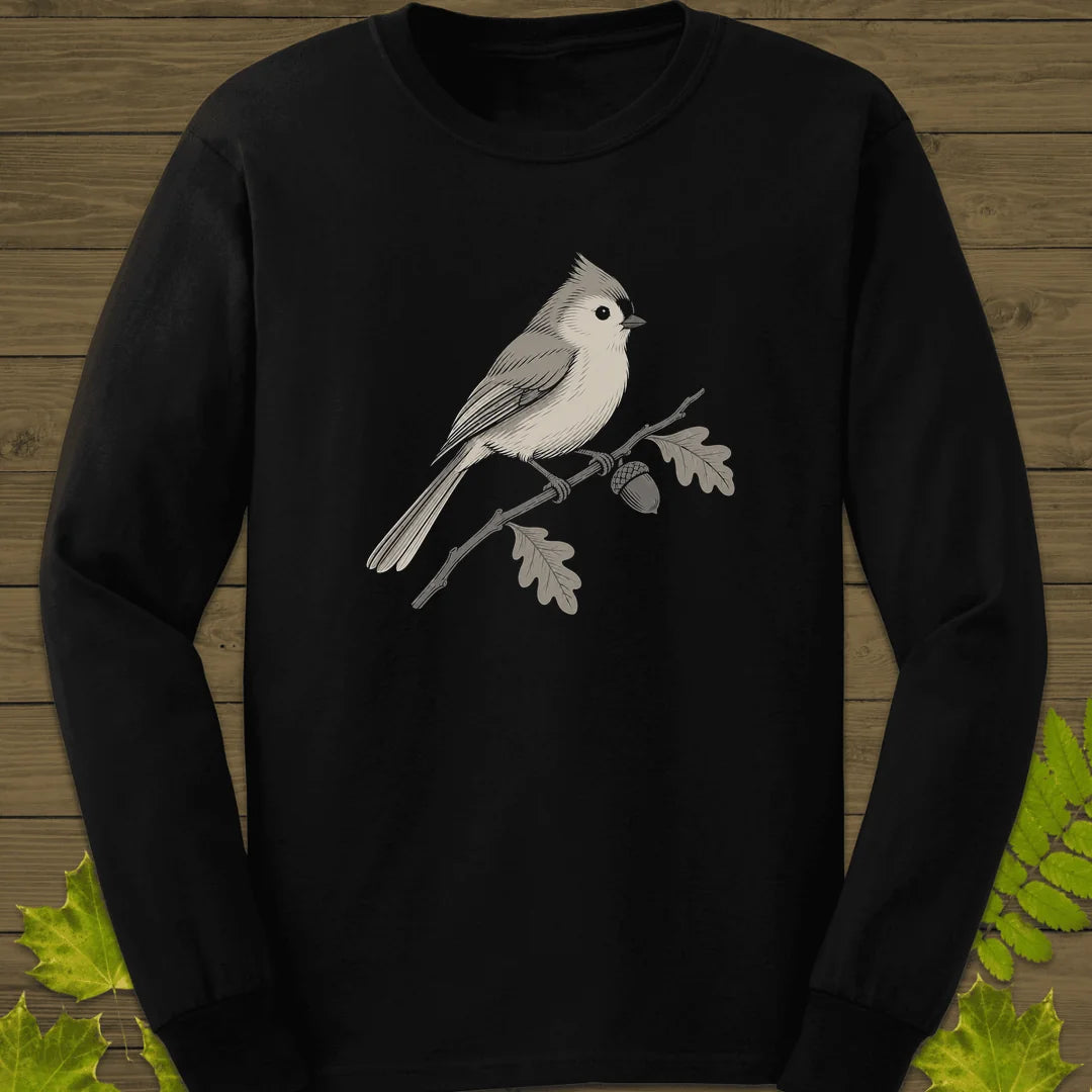 Acorn Titmouse Long Sleeve in Black