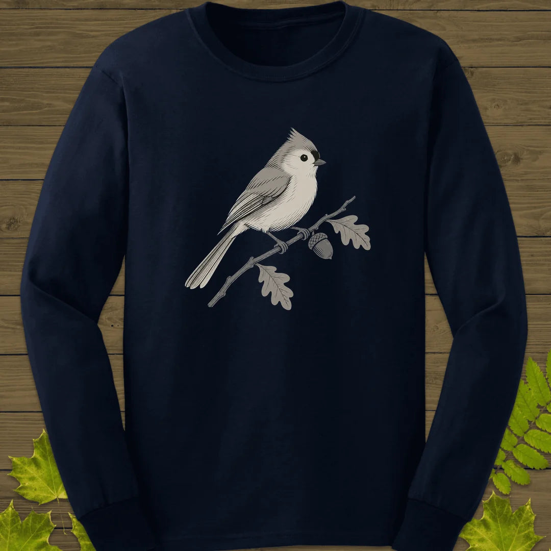 Acorn Titmouse Long Sleeve in Navy