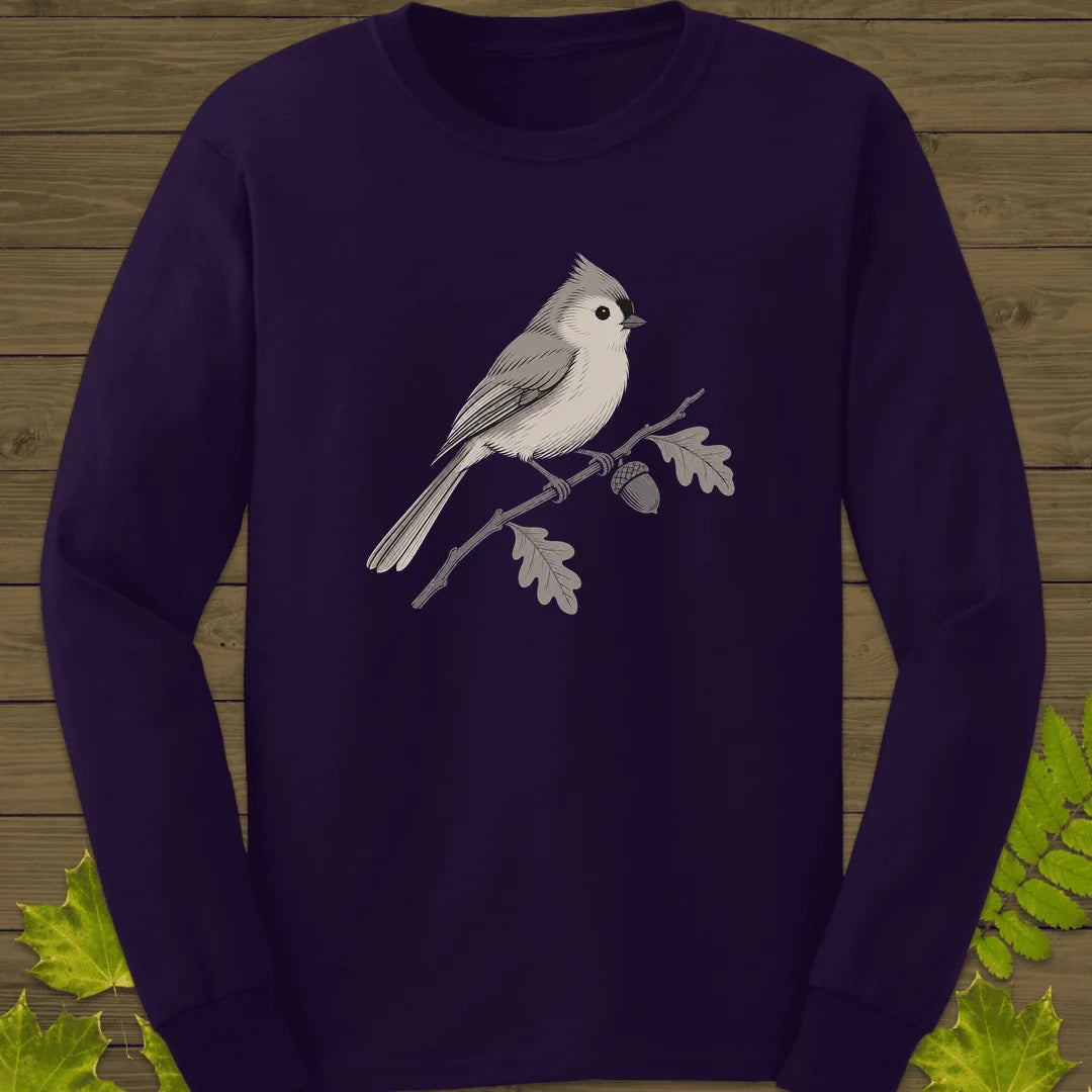 Acorn Titmouse Long Sleeve in Purple