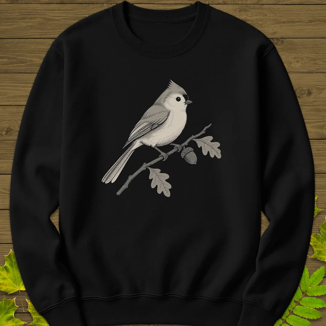 Acorn Titmouse Sweatshirt in Black