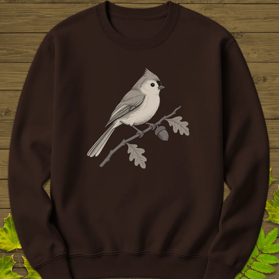 Acorn Titmouse Sweatshirt in Dark Chocolate