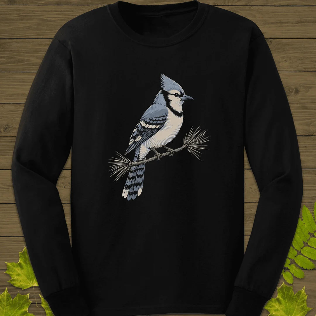 Pine Jay Long Sleeve in Black