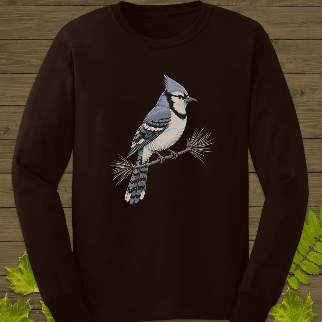 Pine Jay Long Sleeve in Dark Chocolate