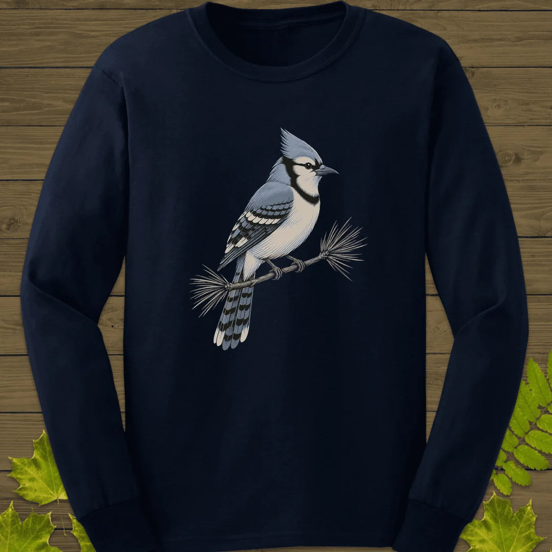 Pine Jay Long Sleeve in Navy