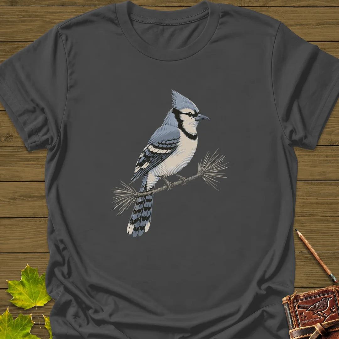 Pine Jay T-Shirt in Charcoal