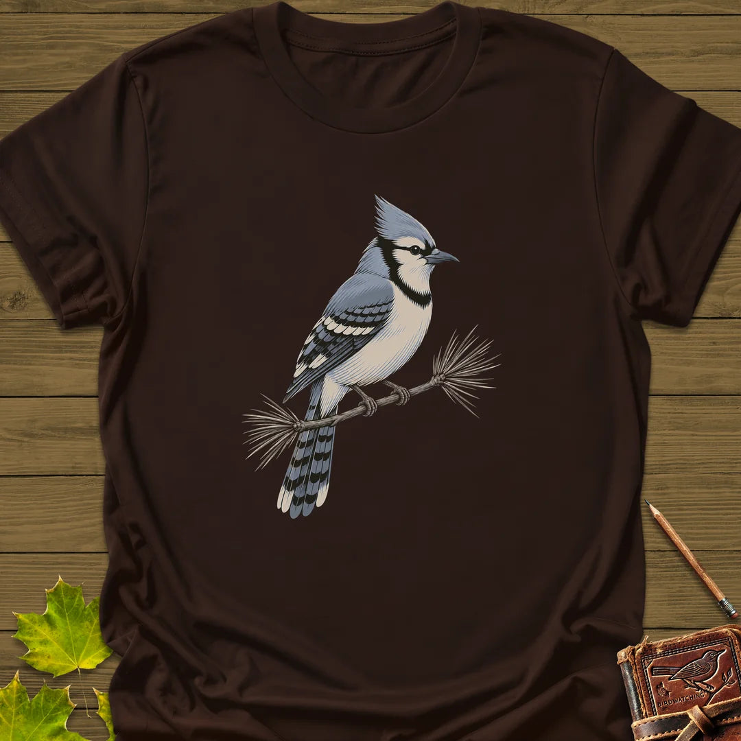 Pine Jay T-Shirt in Dark Chocolate