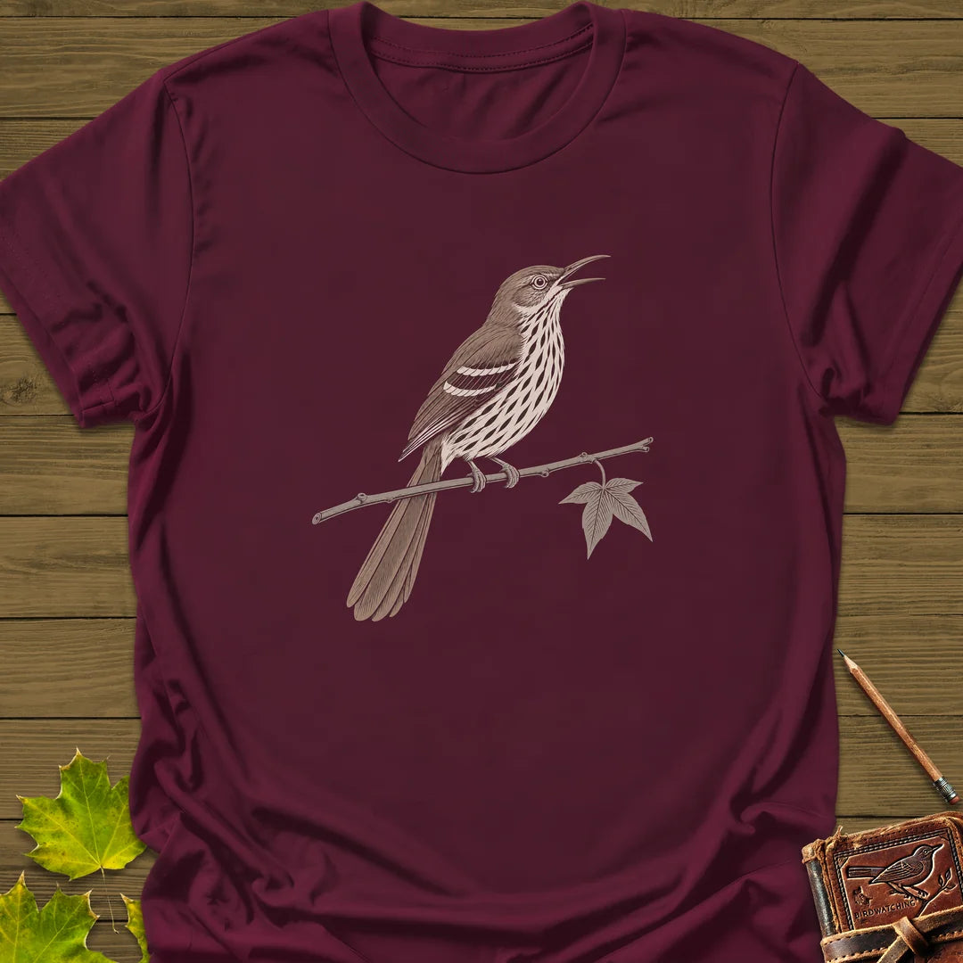 Sweetgum Songster T-Shirt in Maroon