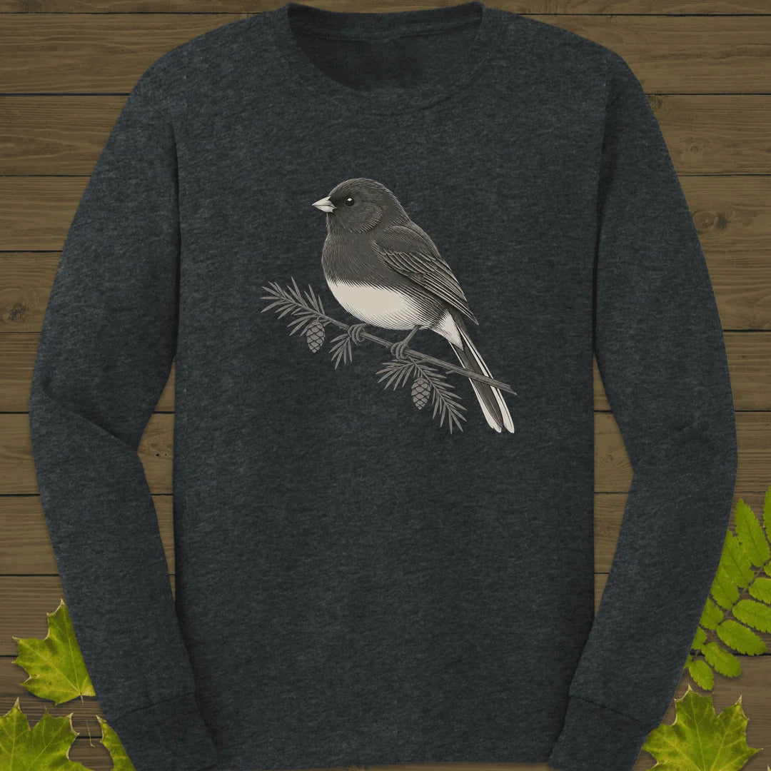 Winter Junco Long Sleeve in Dark Heather