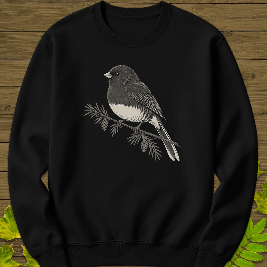 Winter Junco Sweatshirt in Black