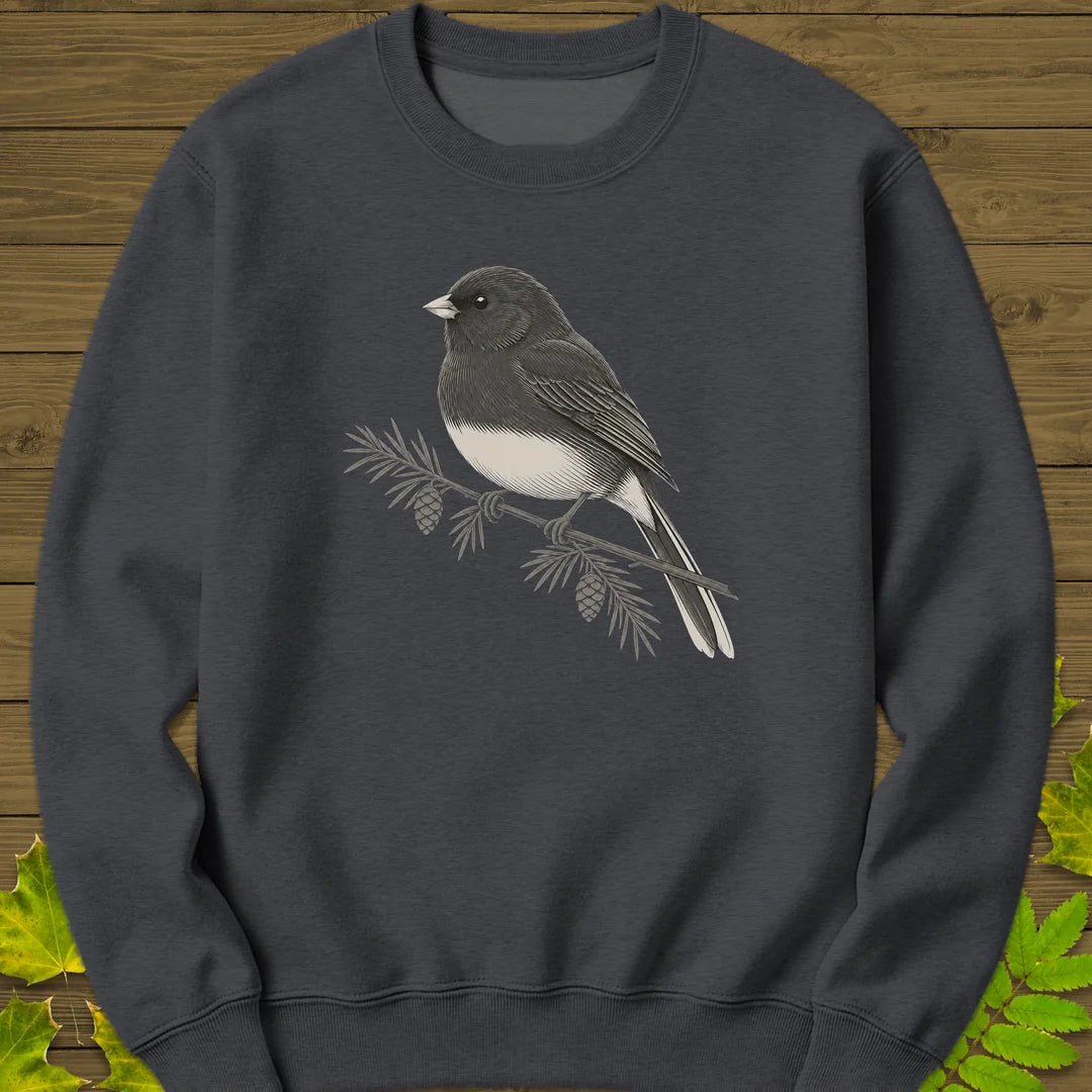 Winter Junco Sweatshirt in Dark Heather