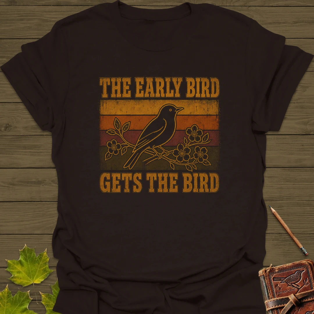 Early Riser T-Shirt Dark Chocolate