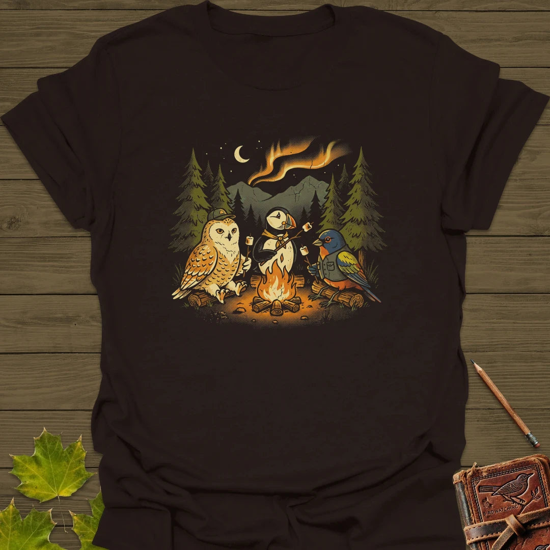 Life List Camping T-Shirt Dark Chocolate