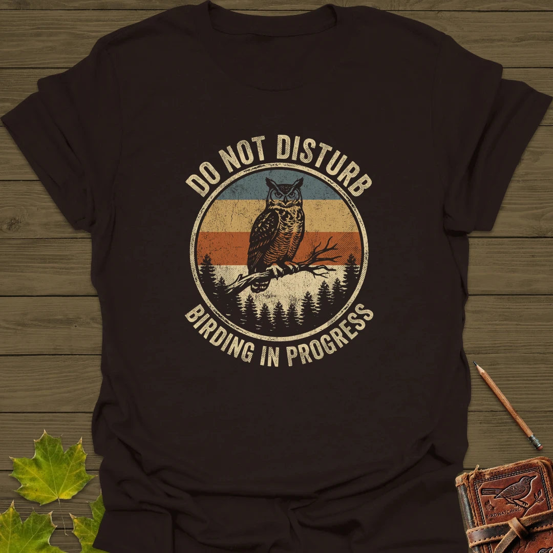 Do Not Disturb T-Shirt Dark Chocolate
