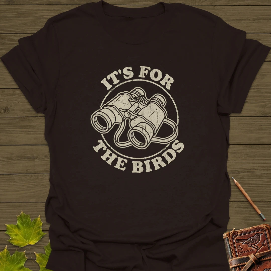 For The Birds T-Shirt Dark Chocolate