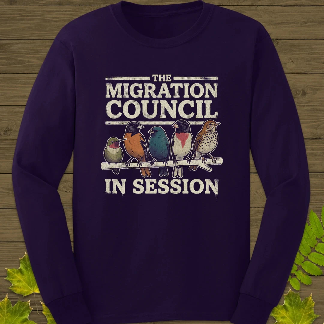 Council Meeting Long Sleeve Purple