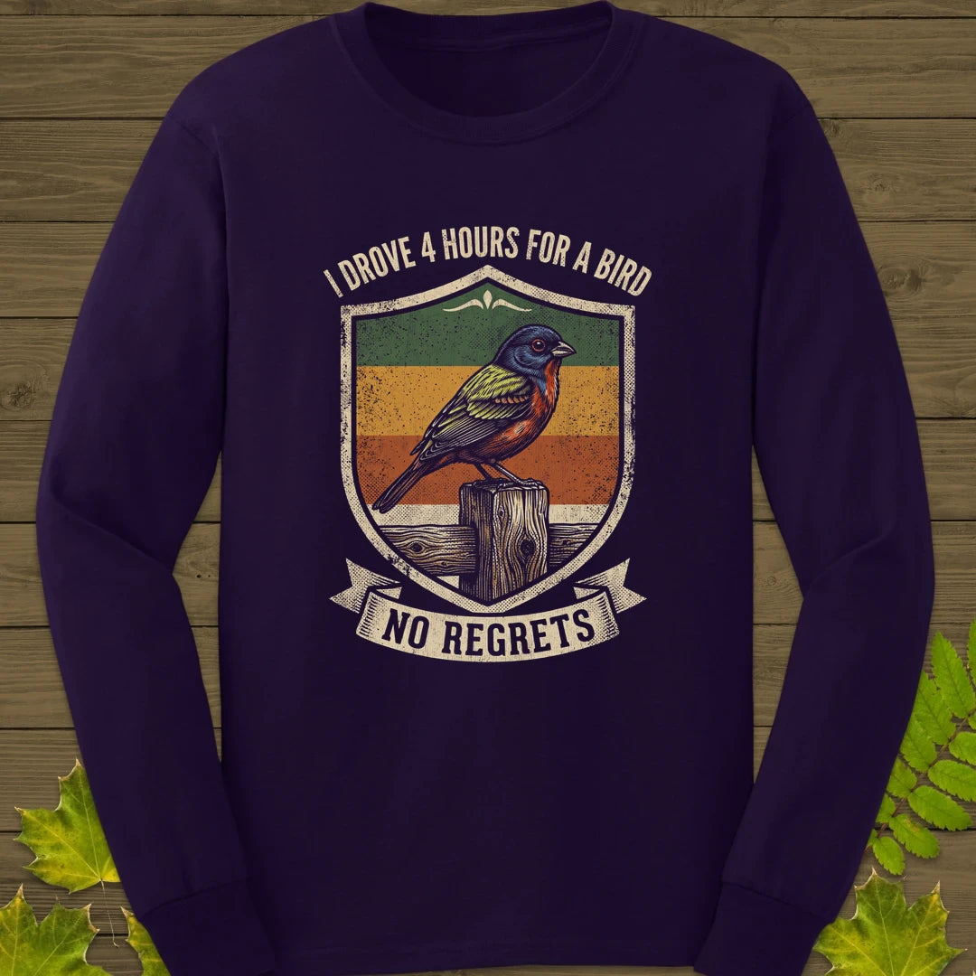 No Regrets Long Sleeve Purple