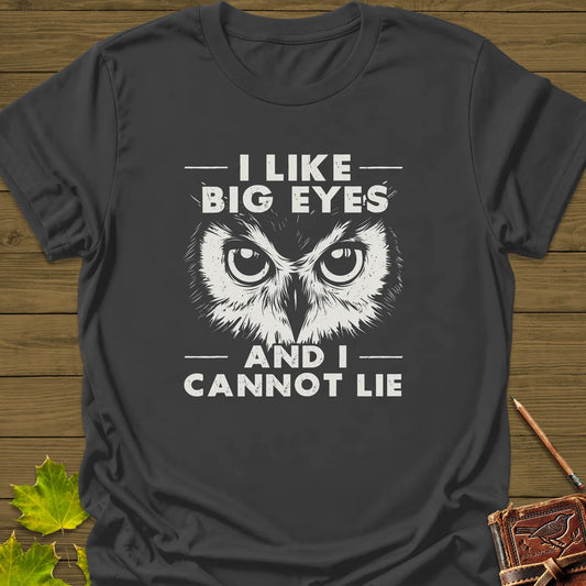 Like Big Eyes T-Shirt in Charcoal