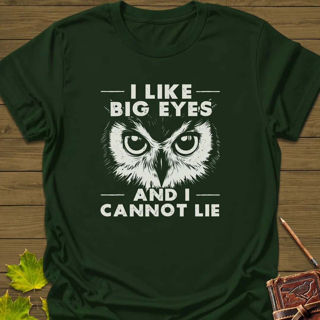 Like Big Eyes T-Shirt in Forest Green