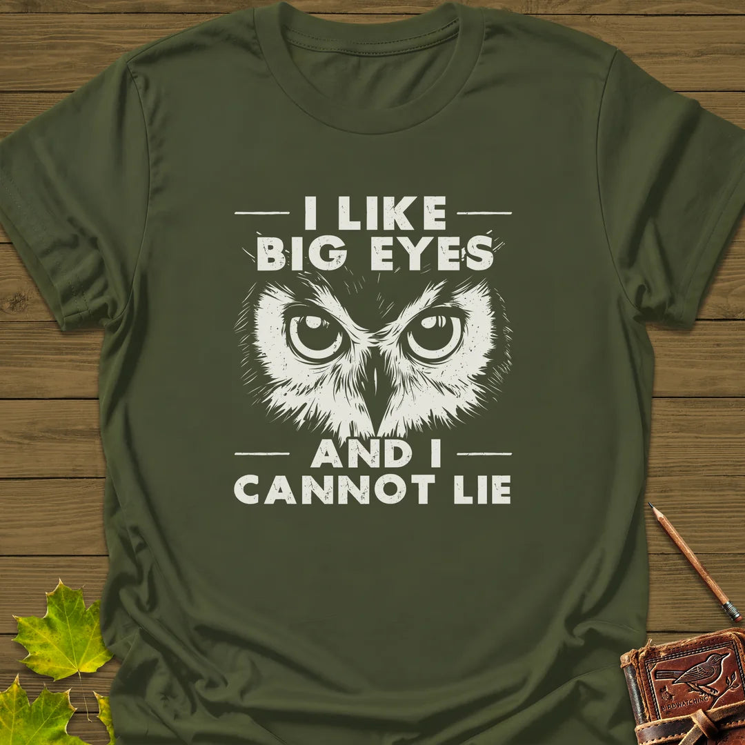 Like Big Eyes T-Shirt in Military Green